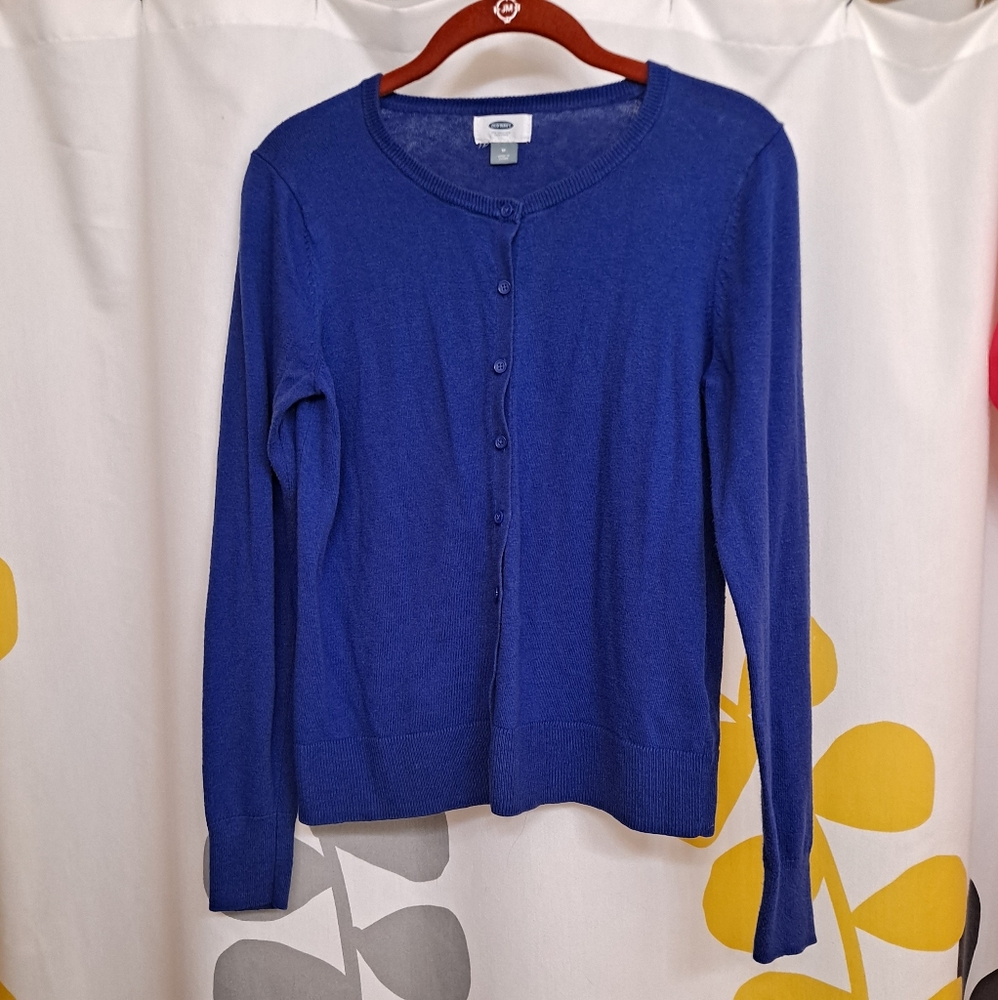Lightweight Old Navy cardigan, royal blue